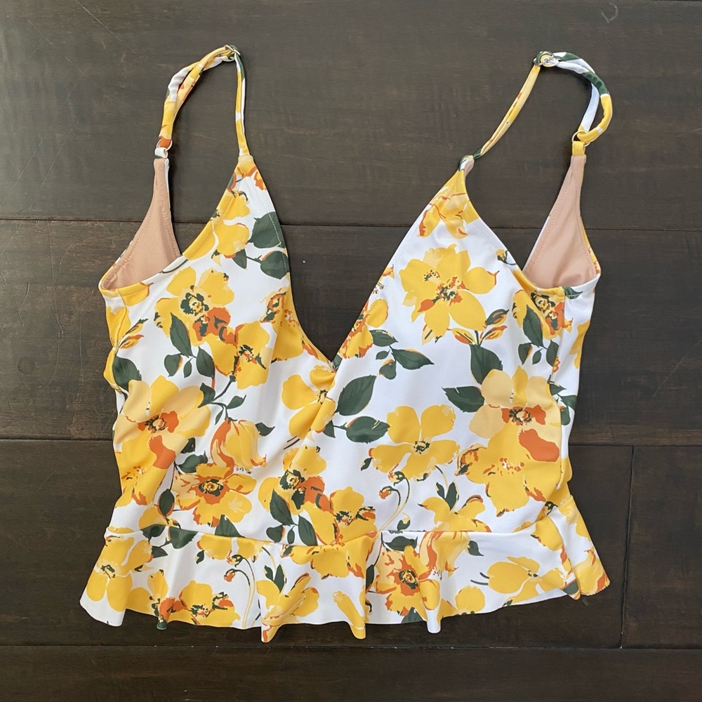 Kortni Jeans Scoop Back Swim Top